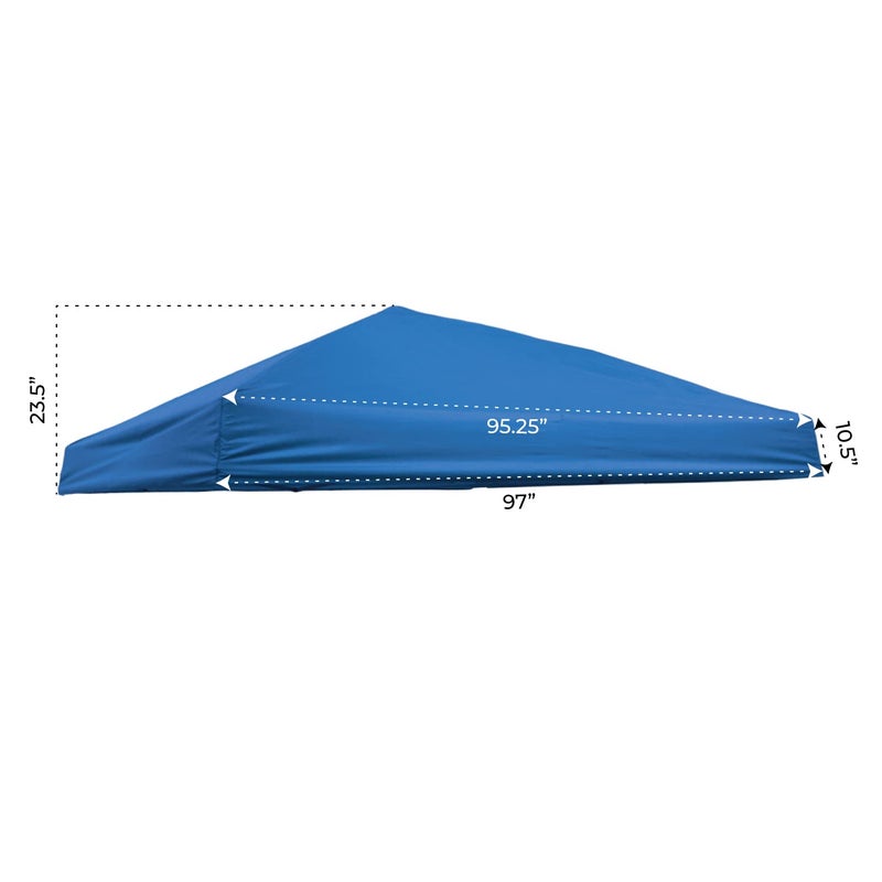 IMPACT CANOPY Pop up Canopy Replacement TOP ONLY, Royal Blue - Image 3